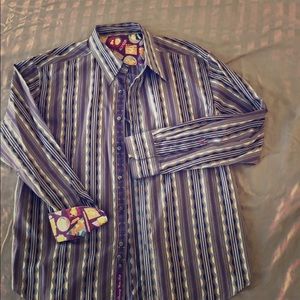 Like new, Robert Graham Long sleeve XXL